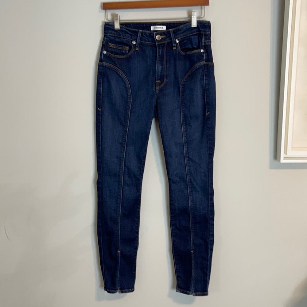 EUC Good American high rise jeans